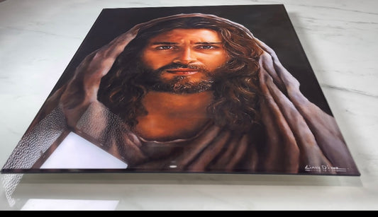 "My Gentle Christ" Acrylic Print - Beveled Edge